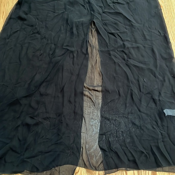 New! Zara medium black longline sheer loose fit blouse. - Picture 11 of 12